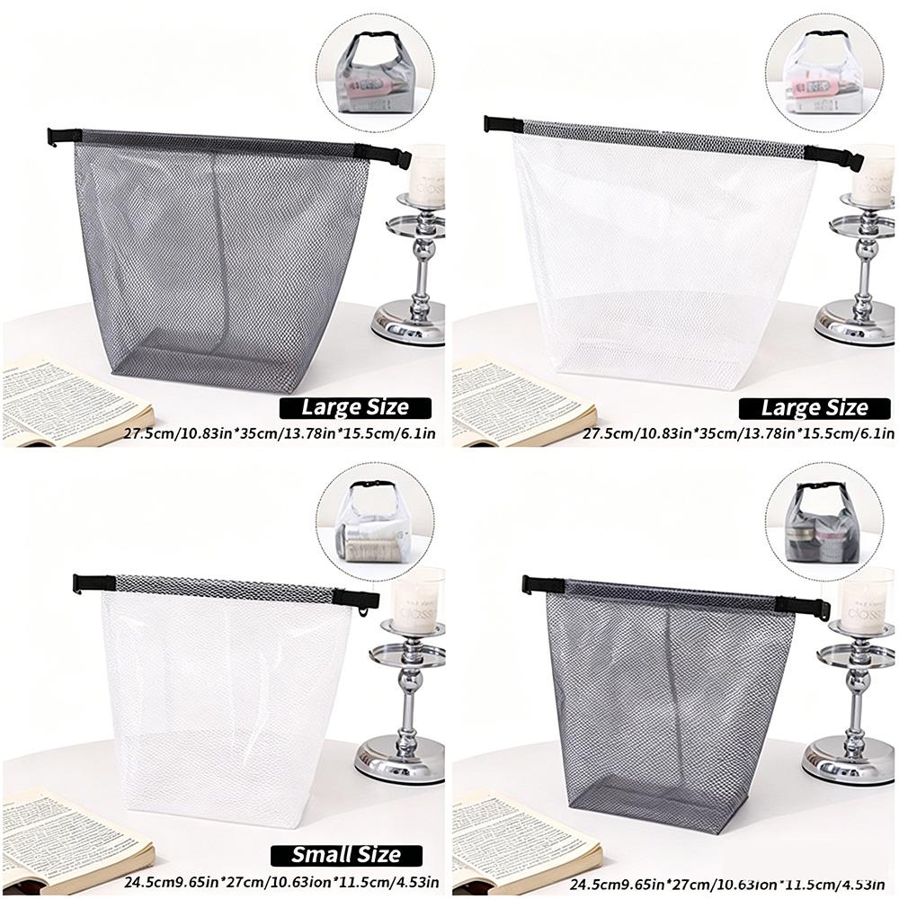 Foldable Waterproof Drawstring Storage Bag Large Capacity Sports Gym Swim Travel Toiletry Organizer Pouch