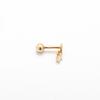 Lunne 14K Heart Cubic Drop Piercing (14K Gold) #W07