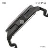 CREPHA Suitable for Quiet Second Japanese Quartz Rotating Bezel 10 ATM Water Urethane 20mm Band Suitable for High School and Junior High School