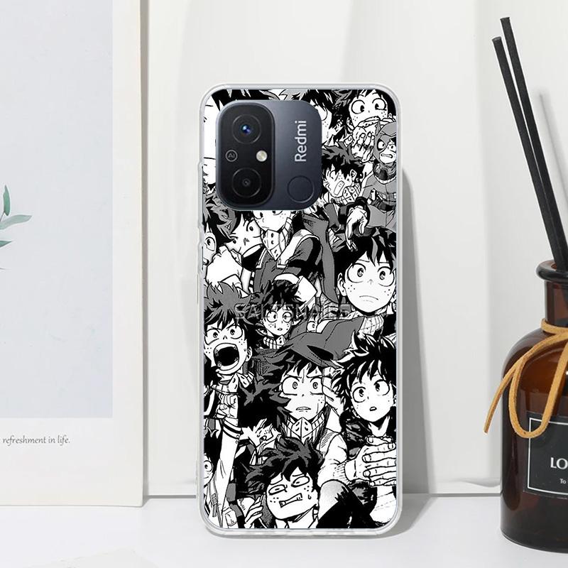 My Hero Izuku Deku Phone Case For Xiaomi Redmi 14C 13 13C 12 12C 10 10A 10C 9 9A 9C 9T 8 8A 7 7A 6A 6 Pro K80 K70 K60 K40 K20 12