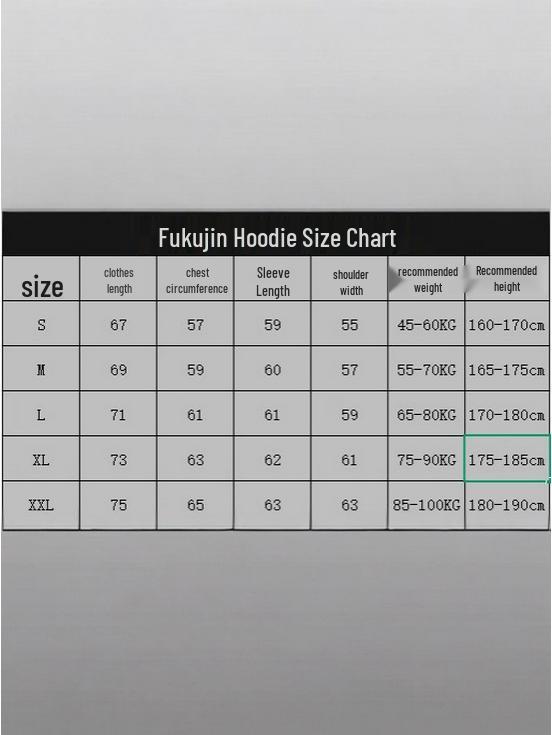 Fukujin 2025 Unisex Classic Hoodie: Autumn/Winter High-Quality Streetwear Fashion (Size: Small To Medium).