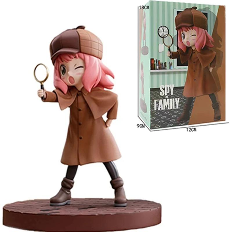 SPIION×COD DE FAMILIE: Figura Albă Anime Drăguț Kawaii Figura Jucărie Papusa Mașină Decorare Birou Pentru Copii Adulți Fani Fata Cadouri de Zi de Naștere