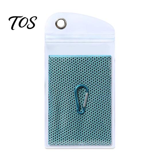 Hot Weather Relief Towel 90x30cm Cooling for Face, Chilly Sports with Storage Bag Sweat Absorbing Workout And Carabiner, Portable Cold Neck