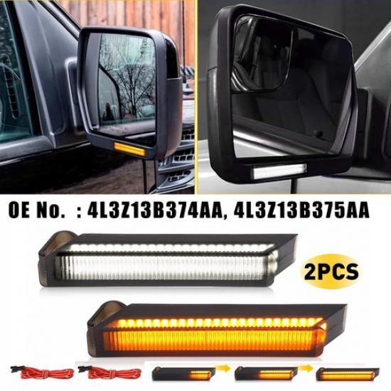 LED Side Mirror Sequential Turn Signal Light Lamp For Ford F150 F-150 2004-2014