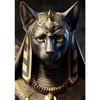 Stampe Poster Antiche Egizie di Bastet per Soggiorno Decorazioni per la Casa Mitologia Egizia Bastet Dea Gatto Pittura su Tela Arte da Parete