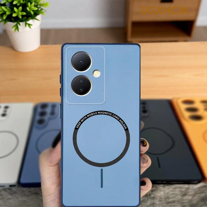 

For Vivo V29 lite Case Vivo v29 lite Phone Case vivo Y78 Cover Vivo y78 Shookproof Color magnetic hard Silicone back cover vivo V29 Lite
