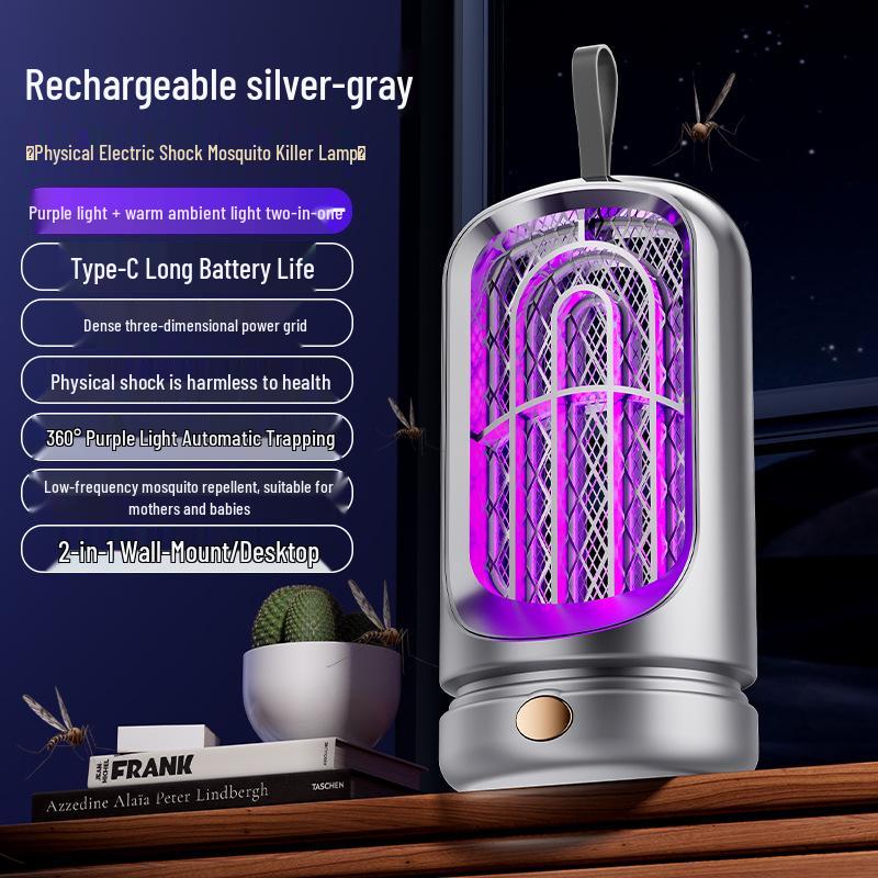 Summer Home Light Wave Foldable Electric Mosquito Swatter and Outdoor Automatic Mosquito Killer Lamp