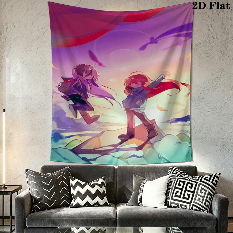 Celeste Dawn Wall Hanging Printed Fabric Blanket Decorative Tapestries for Bedroom Living Room Home Decor