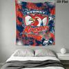 Sydney Red & White Eagles Pattern Home Decor Tapestry, Wall Hanging, Decorative RV Wall Cloth.ZGT0914400