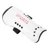 A Pair Child Football Shin Pads Training Leg Guards Safety Protector Adjustable Strap (White)