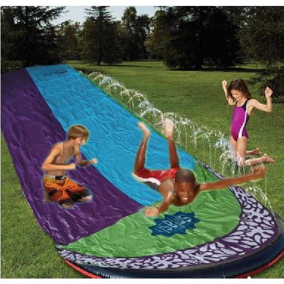 Giant Surf Water Slide Fun Lawn Water Slides Pools For Kids Summer PVC Games Center Backyards Outdoor Children Adult