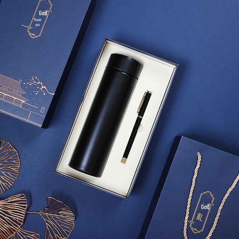 Stainless Steel Insulated Mug & Pen Gift Set