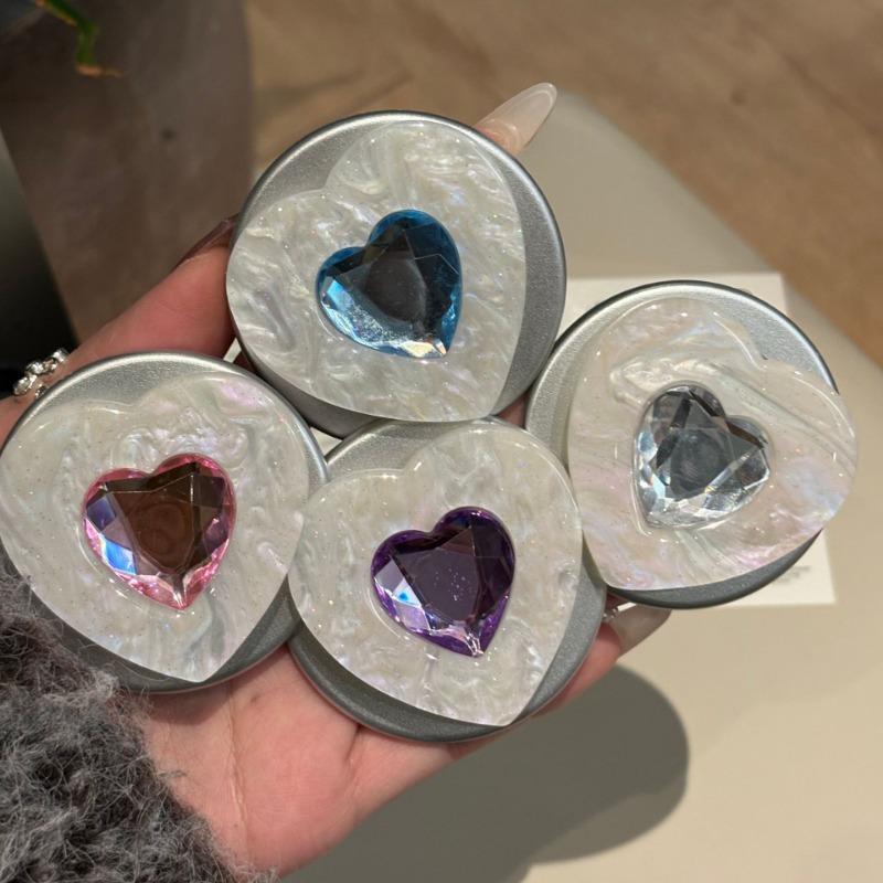 Heart Diamond Magnetic Phone Stand Compatible With Magsafe Desktop Lazy Phone Holder