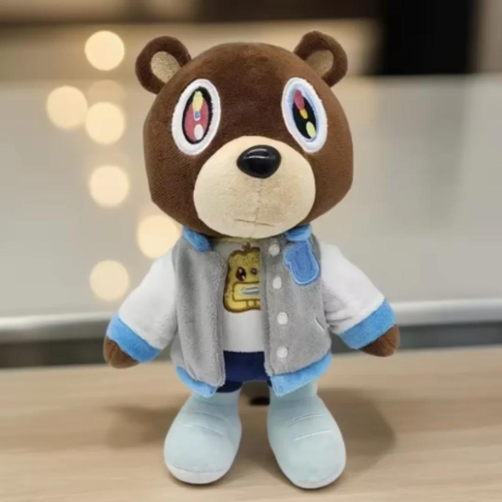 Nya Kawaii Kanye Dropout Bear Gosedjur Kanye West Examensmjuk Fylld Hemrumsinredning Födelsedagspresent