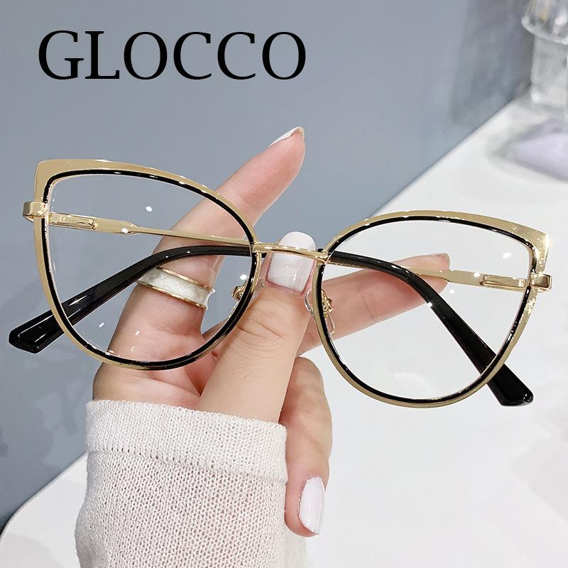 Vintage Cat Eye Anti-blue Light Glasses Women Optical Clear Lens Reading Eyewear Presbyopia Female 0~+6