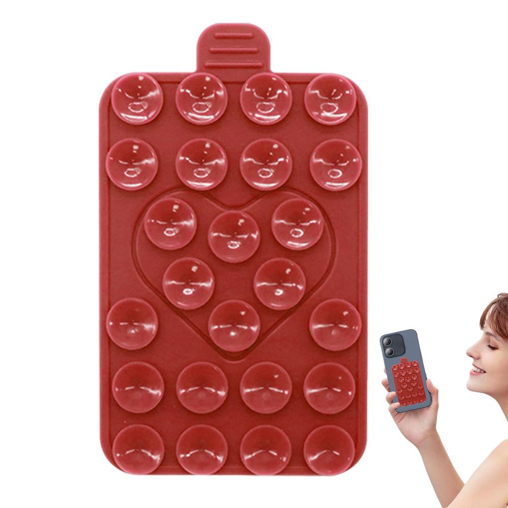 Handy Klebriger Griff Doppelseitig Liebe Saugnäpfe Handyhülle Handyhalter Einstellbares Silikon Klebe Zubehör Tragbar Stark