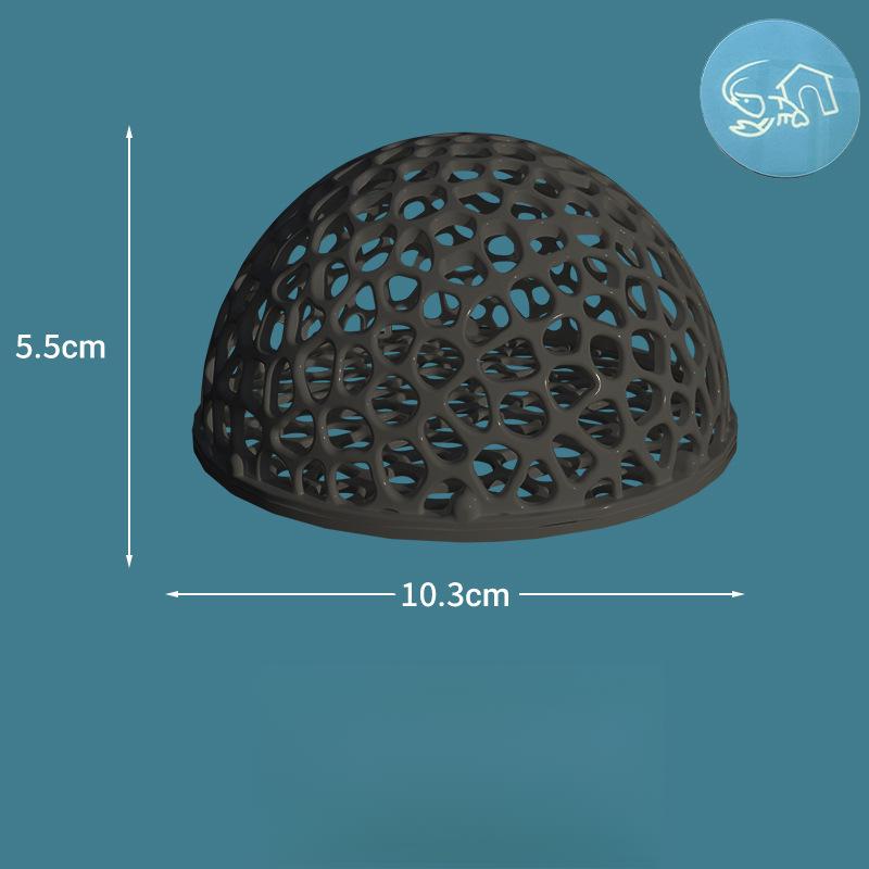 

Fish Tank Decoration Hideout All In One Cave For Shrimp Breeding Small Fish Resting Moss Planting Creative Aquarium Ornament чёрный