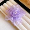 Elegant Floral 3D Hair Clip - Sweet Bangs Duckbill Accessory for Summer