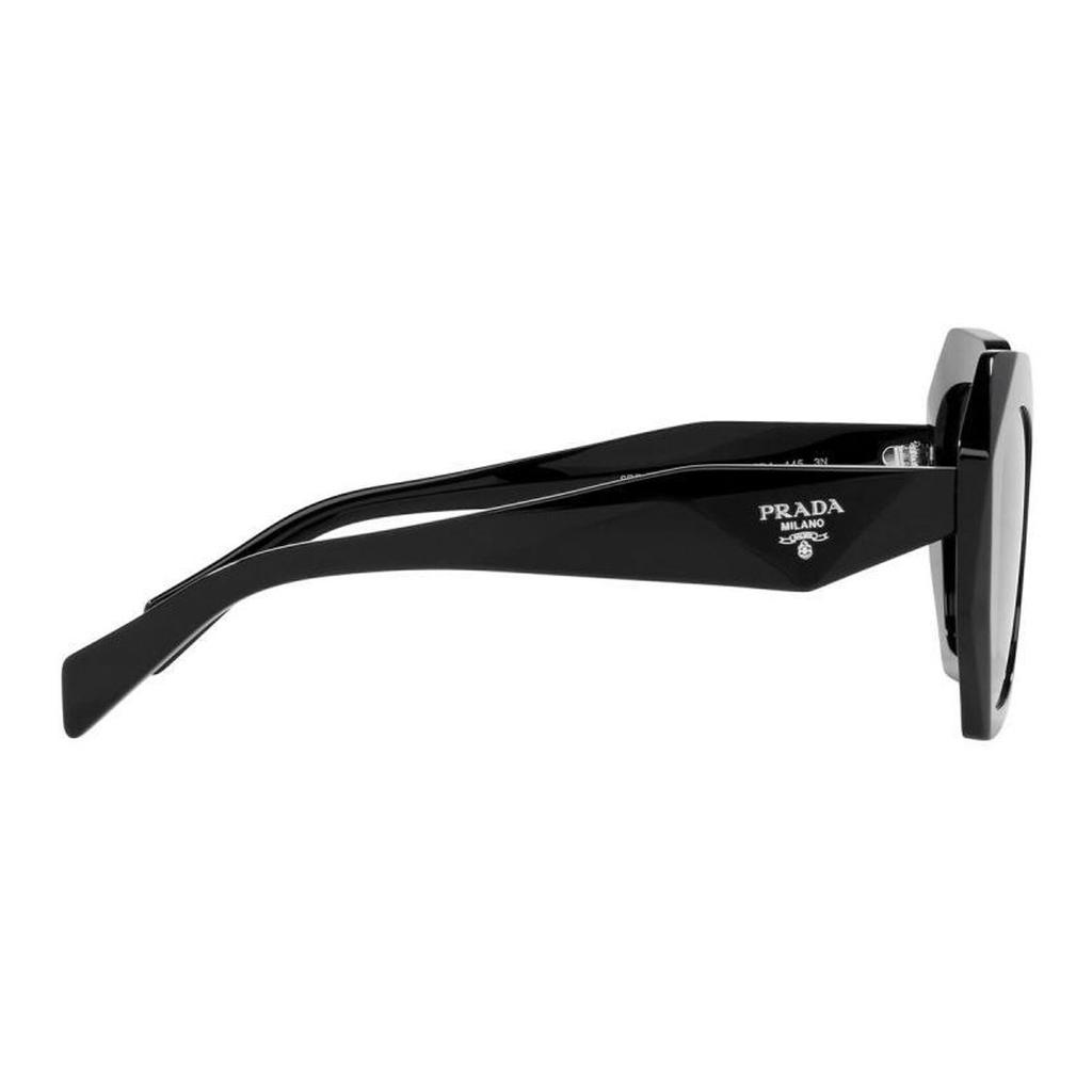 Prada Minimalist Casual Frame Fashion Irregular Shape Sunglasses Unisex sunglasses Black PR-16WS1AB5D1