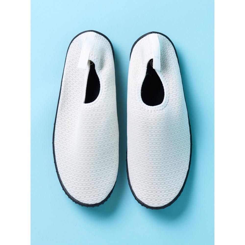 Daiso Knitted Aqua Shoes 235 To 245 Mm