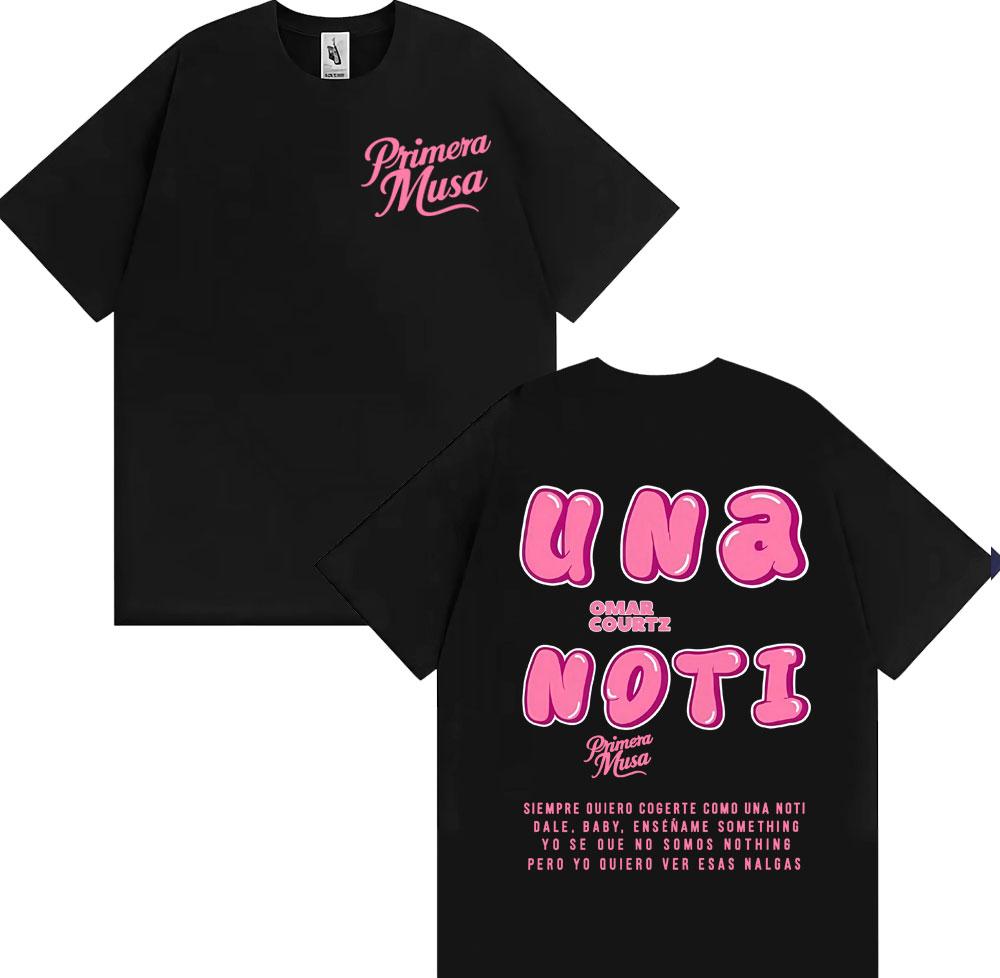 Omar Courtz Primera Musa Graphic T Shirt Men Women Clothing Hip Hop Fashion Tshirt Harajuku Casual Cotton Short Sleeve Tshirts