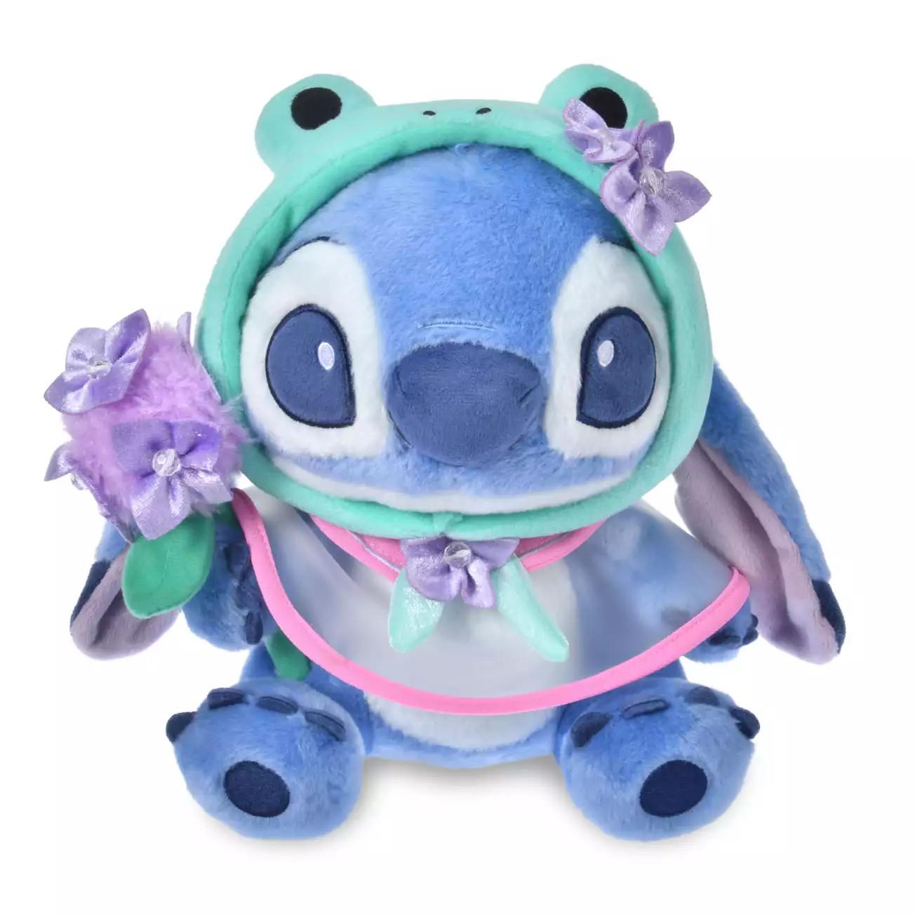 Disney store Japan Tokyo Stitch plush toy ENJOY RAIN Ajisai