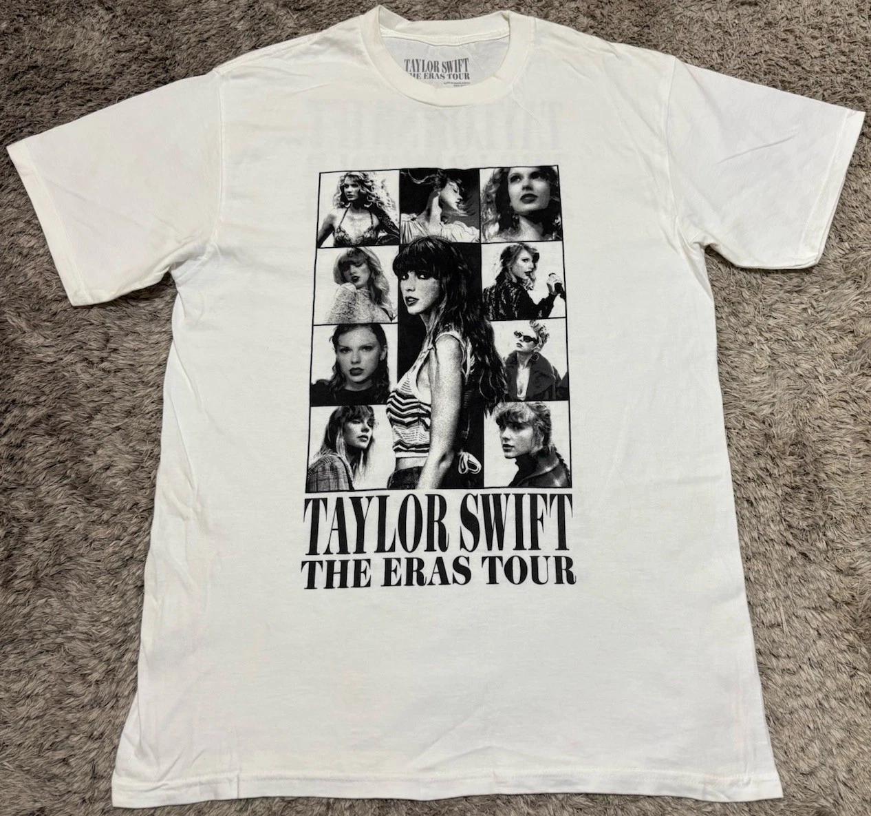 Футболка Taylor Swift The Eras Tour Официальный мерч 2023 2024 Белый Размер Medium XL