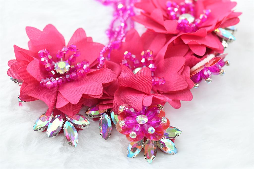 1 Pcs Fringe Rhinetones Brooch Pin Corsage Collection Perfect for Dancing Celebration Clothes Crafts