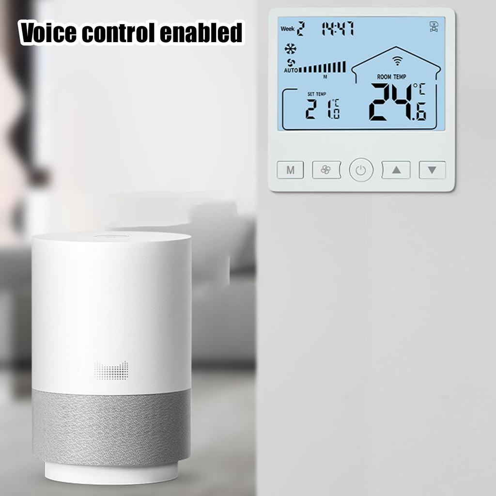 Simple And Beautiful Central Air Conditioning LCD Switches Thermostat Three-speed Fan Control For Central Air Conditioning Fan