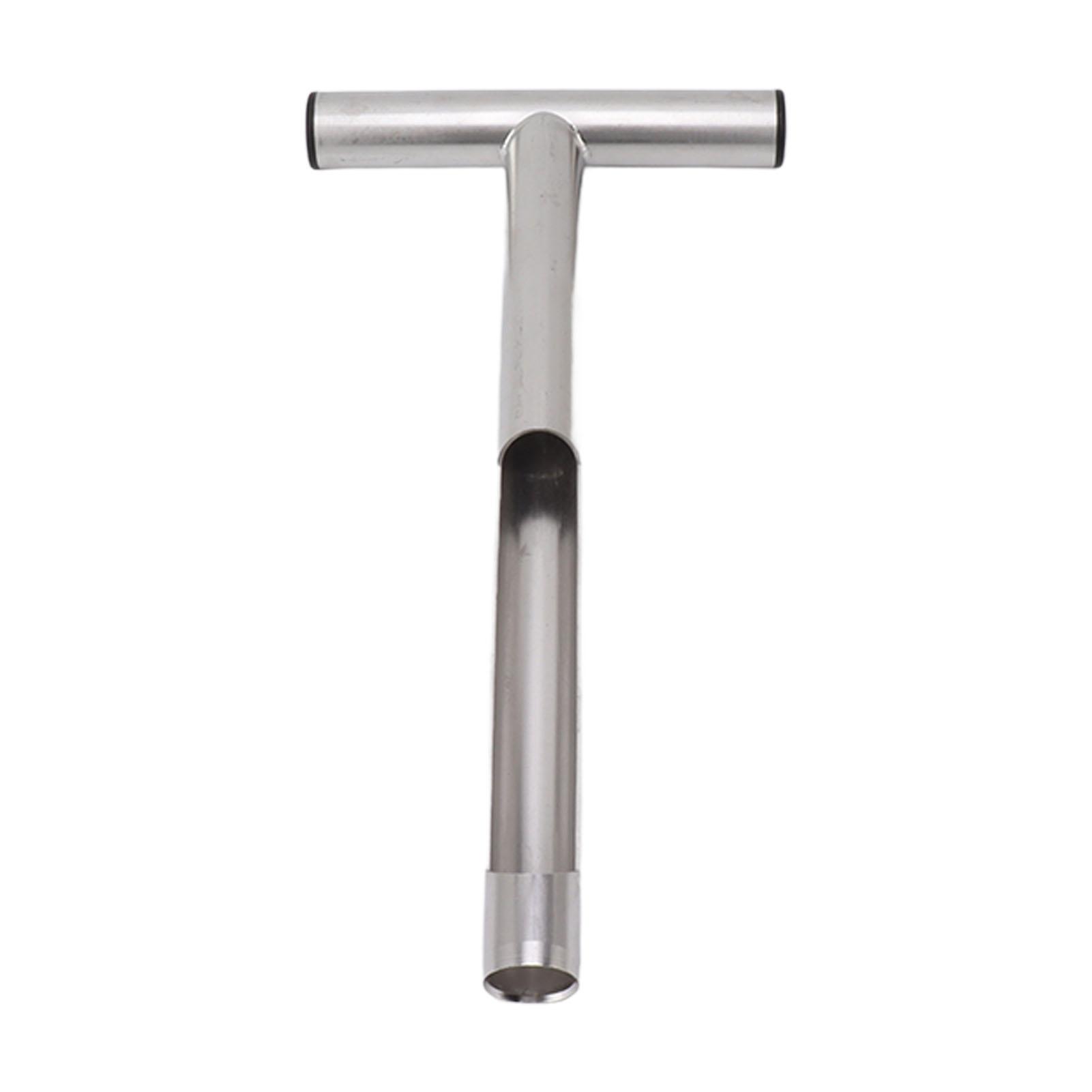 

Soil Sampler Probe 304 Stainless Steel Protable T Handle Soil Sampling Tool for Farm Garden Lawn 12in 30.5cm / 12in