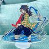 Acrylic Ornaments Tomioka Giyuu Anime Action Figure Toy Car Desktop Decoration Models Birthday Gifts for Anime Fans