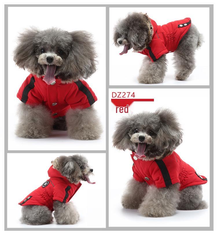 Warme Winter-Daunenweste für kleine Hunde - Schnauzer Kälteschutz Baumwollmantel