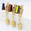 1Pcs Brass Refrigerant Ball Valve Adapter  for R134A R410A R22 R12 Charging Hoses