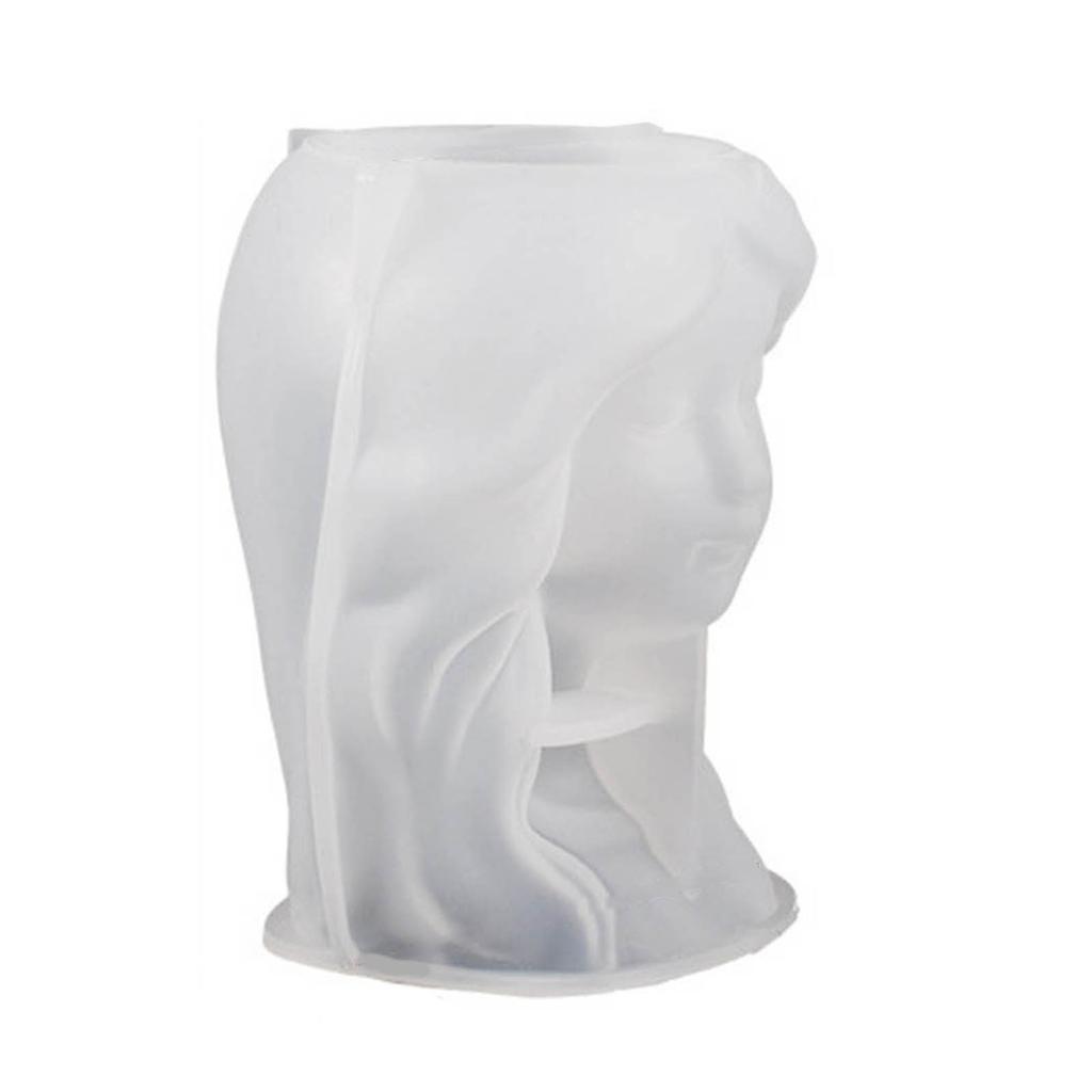 Planter Flowerpot Molds Silicone Concrete Mould Beauty Shaped Hand-Making Supplies for DIY Hand-Making Flowerpot Vase