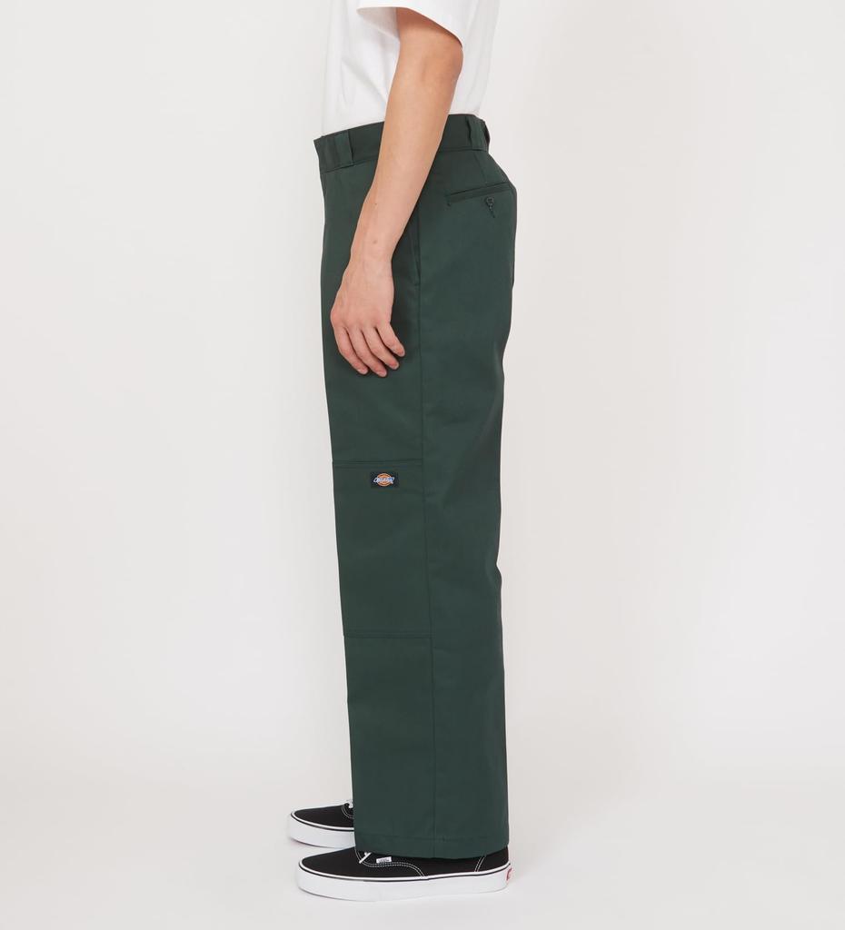 Dickies Double Knee Work Pants Loose Fit 85283 Hunter Green 30 32
