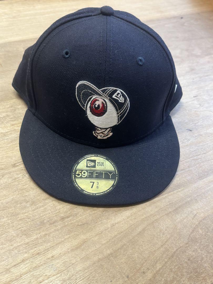 

[USED] Hiroshima Carp player Kikuchi wears New Era Medama Oyaji hat, size 58.7cm