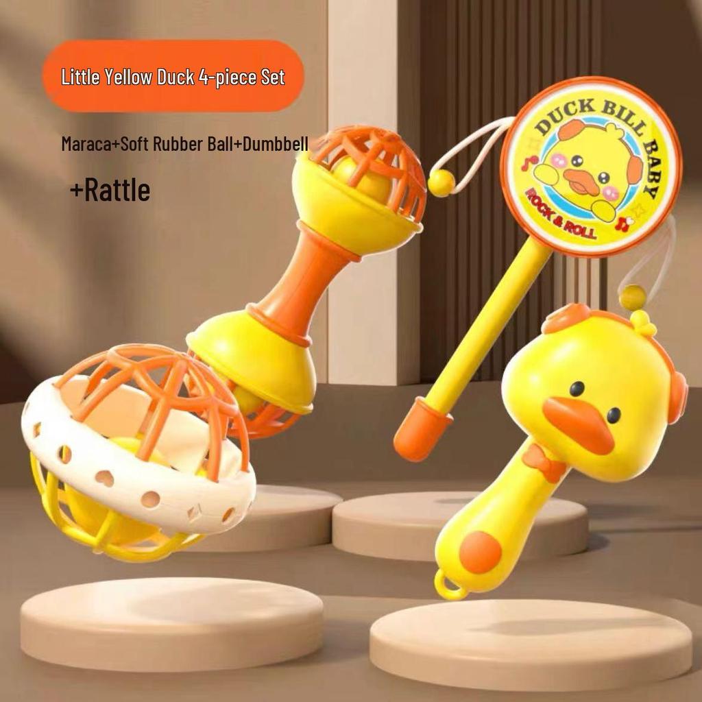 Neugeborenen Lernrasselspielzeug: 0-3 Monate - Zahnen, Kopfheben & Greifen Sandhammer