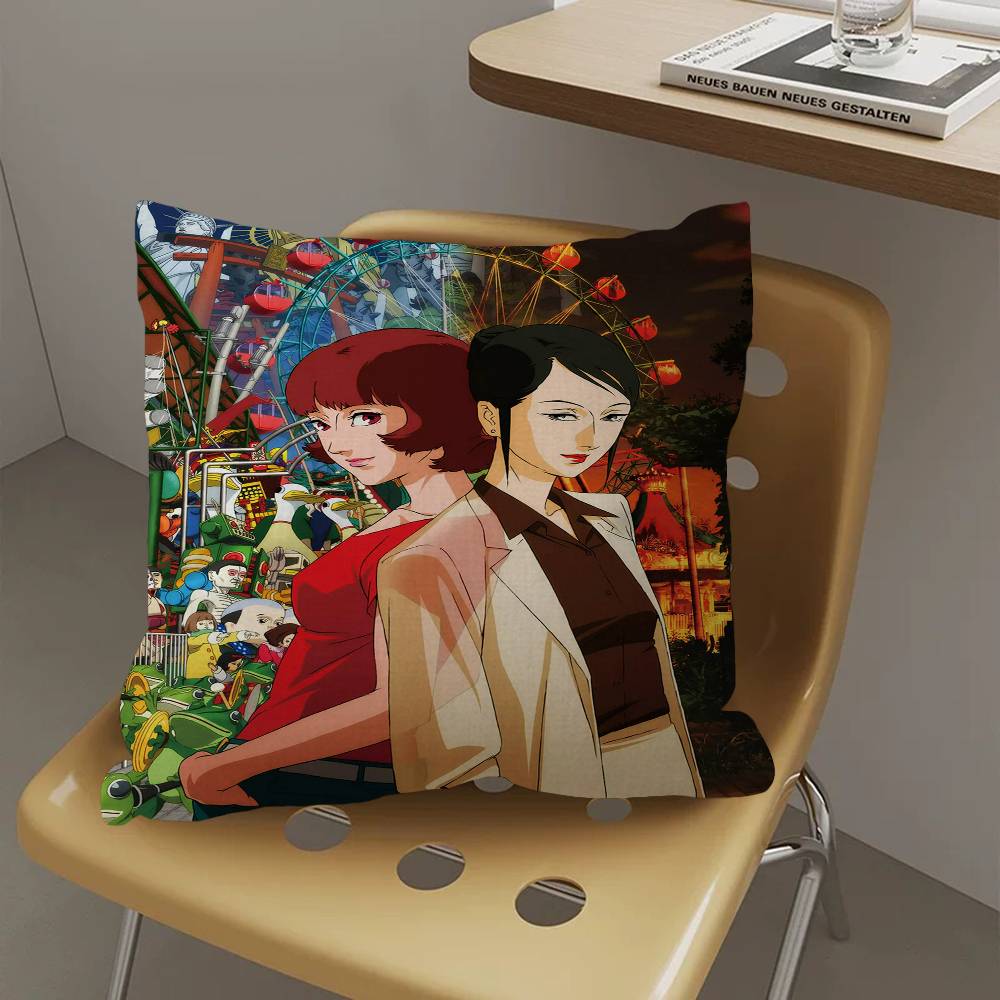 Anime P-Paprika Personalized Picture Text Home Decorative Pillows Household Gifts 45x45cm