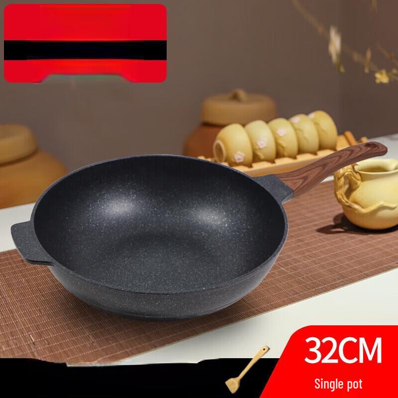 Wutuo Edelstahl Antihaft-Wok