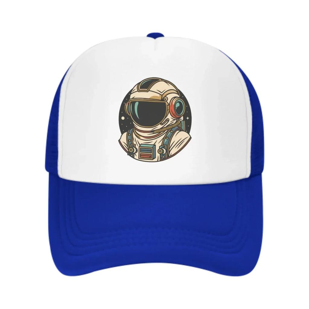 SpaceUnisex Mesh Trucker Hats for Unisex Women Adjustable Casual Fashion Baseball Caps for Outdoor Activities