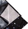 Black and White Moon Stars Wall Tapestry Wall Hanging Outer Space and Galaxy Tapestry Night Sky with White Cloud Home Decor for