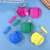 1Pcs An Apple-Shaped Car Air Freshener With Floral Fragrance - Featuring A Decorative Ventilation Clip Design