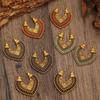 Ethnic Style Retro Bohemian Hollow Carved Earrings