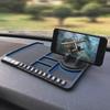 Car Center Console Multi-Functional Anti-Skid Phone Holder with Navigation and Parking Sign Slot
