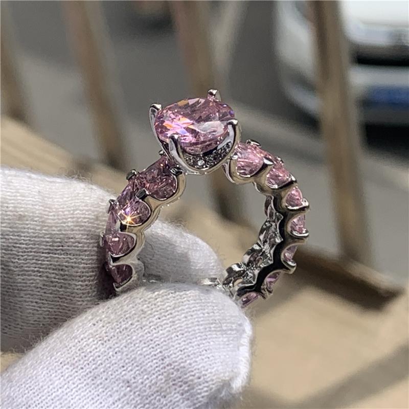 Luxury Vintage Retro 925 Silver Designer Engagement Ring for Women Party Lady Gift Finger Jewelry