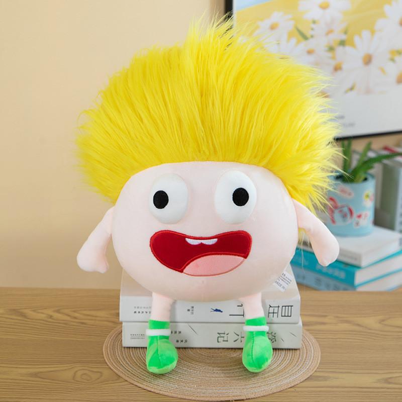 Unique Googly-eyed Plush Doll Adorable Ugly Cute Crazy Hair Stuffed Toy