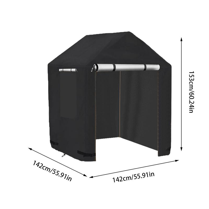 Backyard Playhouse Cover Waterproof And Sun Protection Cover All-Weather Protector 420D Oxford Fabric Cover For Garden Cottage