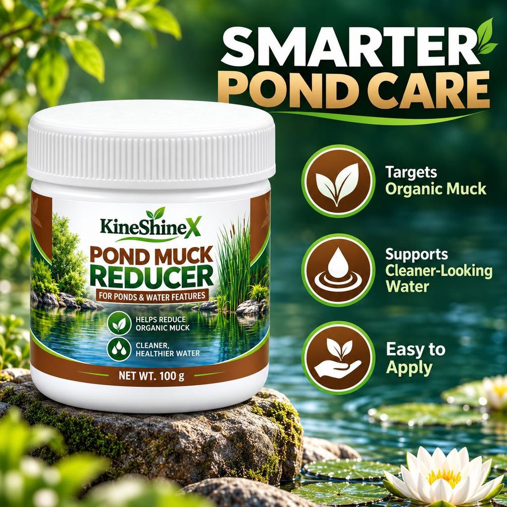 100g Pond Muck Reducer Powder for Ponds and Water Features Reduce Organic Muck
