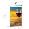 SZKLANA DESKA DO KROJENIA 30x52 Wino
