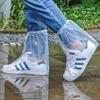 Waterproof Anti-Slip Mid-Calf Disposable Rain Shoe Covers for Men and Women